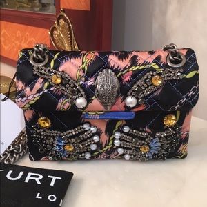 SOLD Kurt Geiger Mini Fabric Kensington Crossbody